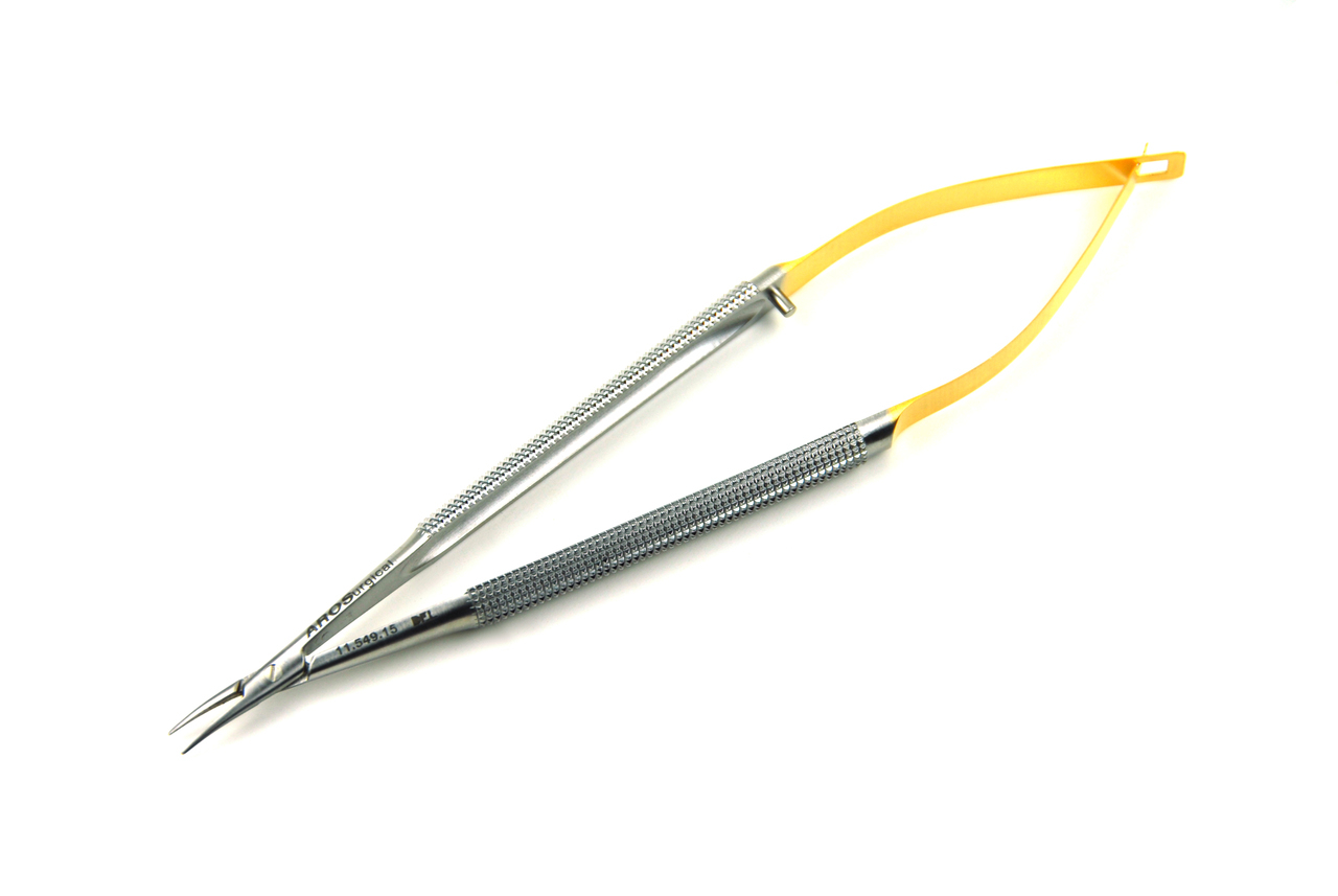 Micro Kerrison Ejector Rongeur, Thin Footplates, Small Handles, 40 Degrees Up, 6.0 Mm Bite, 7" (17.8 Cm)